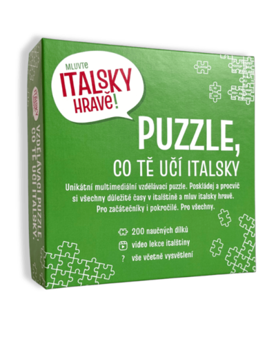 multimediální puzzle - italsky hravě