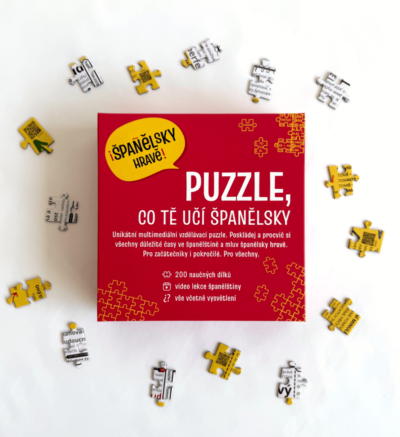 multimediální puzzle - španělsky hravě